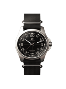 Touchscreen smartwatch black silicone